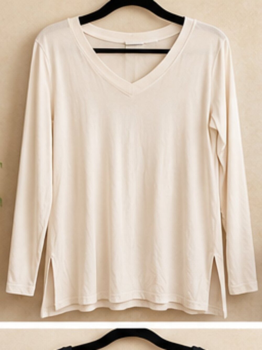 Stretchy White Big Shirt